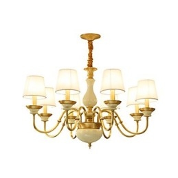 Dekorativ Lysekrone I Jade I Kobber