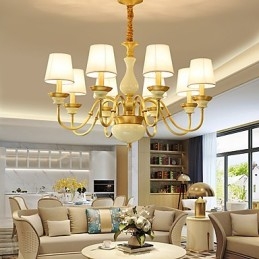 Dekorativ Lysekrone I Jade I Kobber