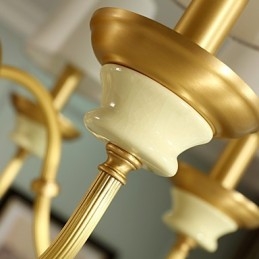 Dekorativ Lysekrone I Jade I Kobber