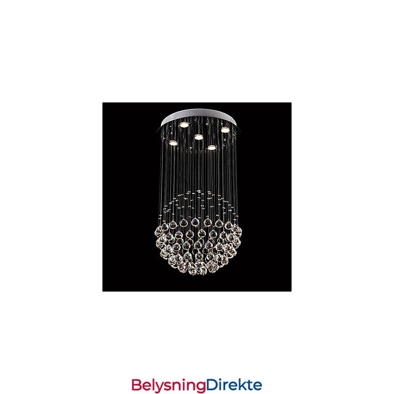 Moderne Samtids Tradisjonell Klassisk Rustikk Hytte Vintage Landlig Øy Krystall Galvanisert Metall Pendellampe