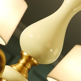 Dekorativ Lysekrone I Jade I Kobber