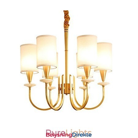 Dekorativ Lysekrone I Jade I Kobber