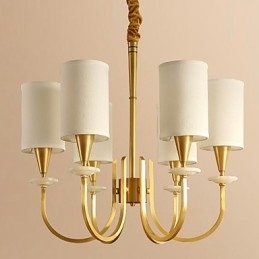 Dekorativ Lysekrone I Jade I Kobber