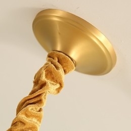 Dekorativ Lysekrone I Jade I Kobber