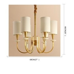 Dekorativ Lysekrone I Jade I Kobber