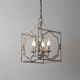 Vintage Metall Amerikansk Industriell Loftsfarget Europeisk Lysekronelampe Til Innendørs Dekorasjon