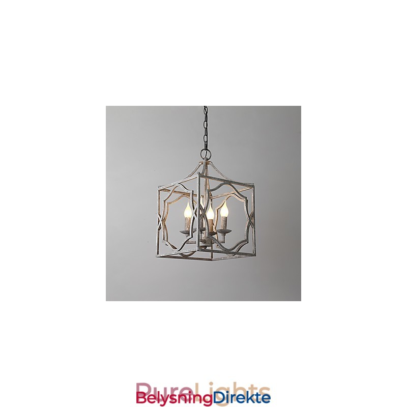 Vintage Metall Amerikansk Industriell Loftsfarget Europeisk Lysekronelampe Til Innendørs Dekorasjon