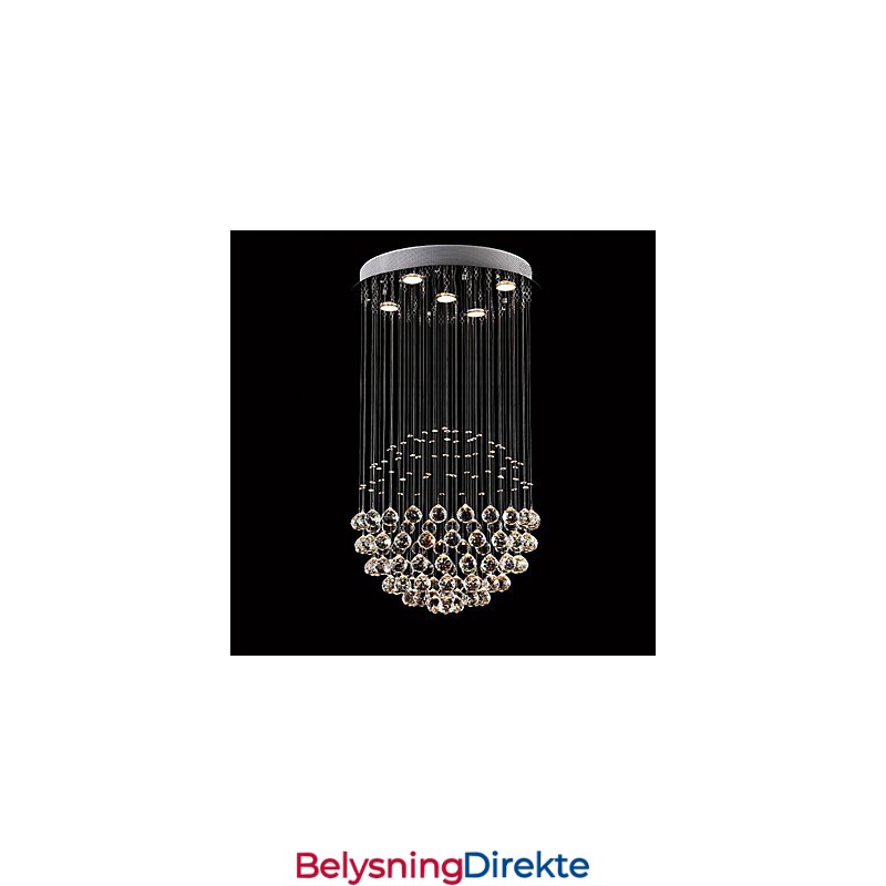 Moderne Samtids Tradisjonell Klassisk Rustikk Hytte Vintage Landlig Øy Krystall Galvanisert Metall Pendellampe