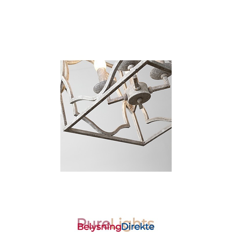 Vintage Metall Amerikansk Industriell Loftsfarget Europeisk Lysekronelampe Til Innendørs Dekorasjon