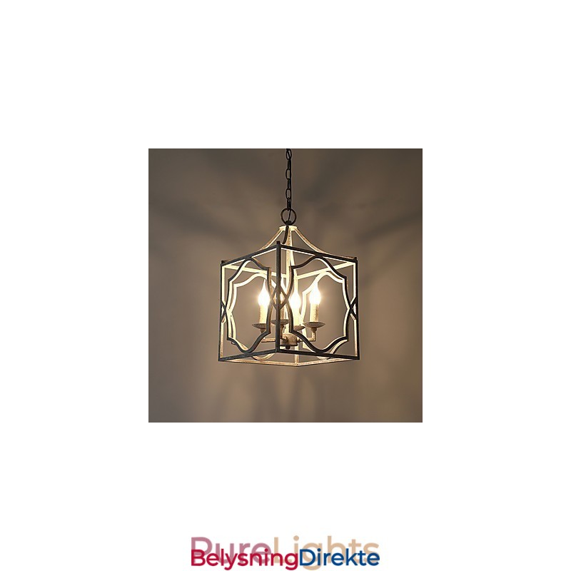 Vintage Metall Amerikansk Industriell Loftsfarget Europeisk Lysekronelampe Til Innendørs Dekorasjon