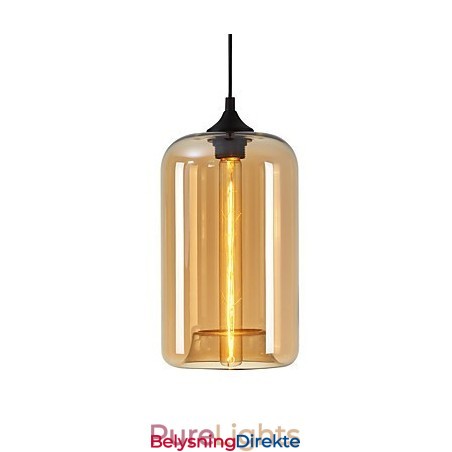 Flaskedesign Pendellampe Med 1 Lys Minimalistisk Jernmaleri