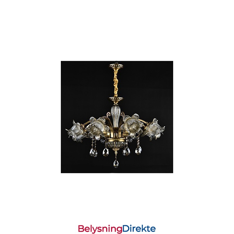 Rustikk Hyttemaling For Designere, Metall Innendørsbutikker, Lysekrone Med 2 Lyspærer