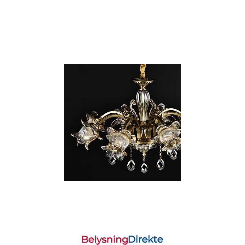 Rustikk Hyttemaling For Designere, Metall Innendørsbutikker, Lysekrone Med 2 Lyspærer