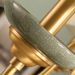 Dekorativ Lysekrone I Jade I Kobber