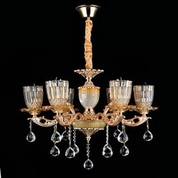 Moderne Samtids Tradisjonell Klassisk Sinklegering Funksjon For Krystall Mini Stil Metall Pendellampe