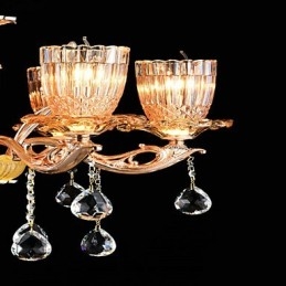 Moderne Samtids Tradisjonell Klassisk Sinklegering Funksjon For Krystall Mini Stil Metall Pendellampe