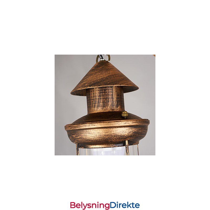 Rustikk Lodge Globe Vintage Retro Country Malerifunksjon For Mini Style Designers Metalllysekrone