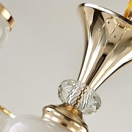 Moderne, Samtidskunstnerisk Galvanisert Funksjon For Krystallmetalllysekrone