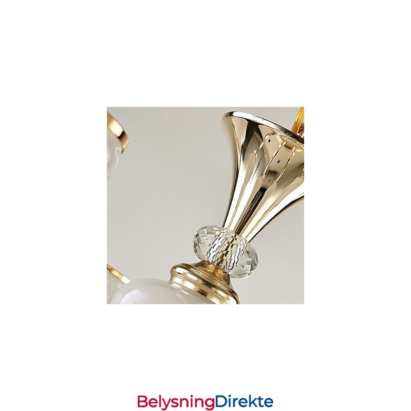 Moderne, Samtidskunstnerisk Galvanisert Funksjon For Krystallmetalllysekrone