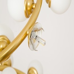 Personlige Kunstlysekronelamper