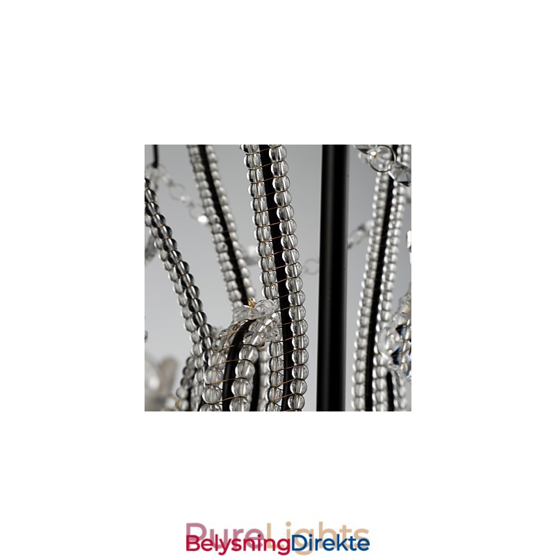 Krystalllysekrone Med 8 Lys Moderne Samtidsstil Tradisjonell Klassisk Rustikk Hytte Vintage Retro