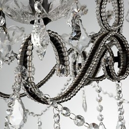 Krystalllysekrone Med 8 Lys Moderne Samtidsstil Tradisjonell Klassisk Rustikk Hytte Vintage Retro