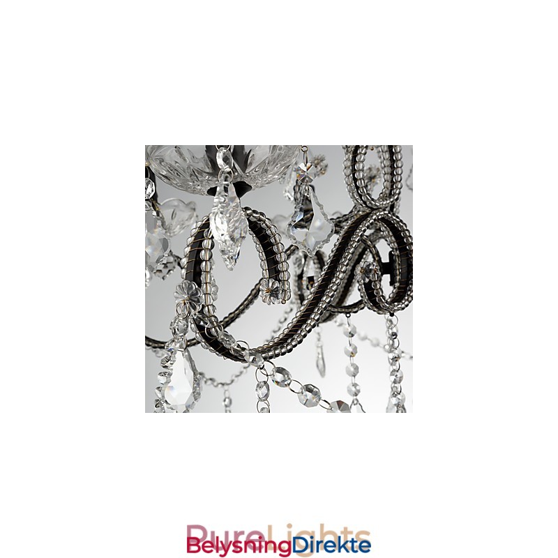 Krystalllysekrone Med 8 Lys Moderne Samtidsstil Tradisjonell Klassisk Rustikk Hytte Vintage Retro