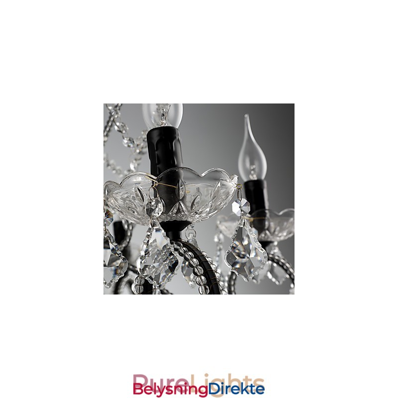Krystalllysekrone Med 8 Lys Moderne Samtidsstil Tradisjonell Klassisk Rustikk Hytte Vintage Retro
