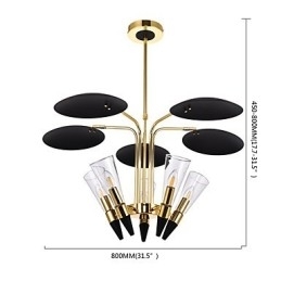 Personlig Justerbar Retningslysekrone Med Lysekroner