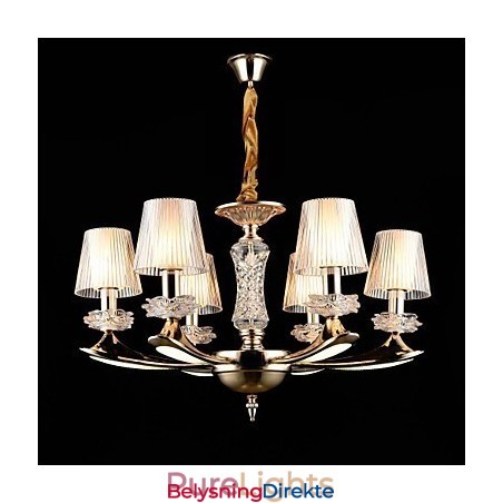 Moderne Samtids Tradisjonell Klassisk Sinklegering Funksjon For Krystall Mini Stil Metall Pendellampe