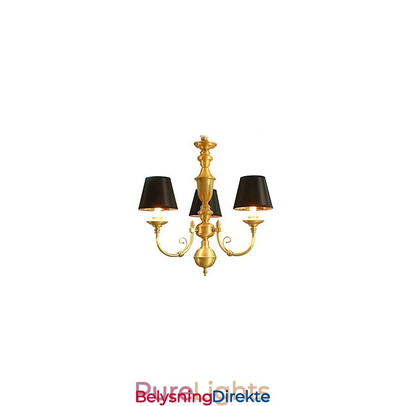 Lysekrone Tradisjonell Klassisk Landlig Messingfunksjon For Mini-Style Metall 3 Pærer