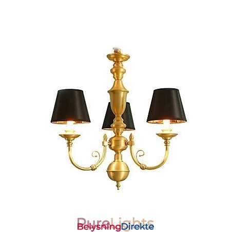 Lysekrone Tradisjonell Klassisk Landlig Messingfunksjon For Mini-Style Metall 3 Pærer