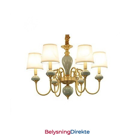Lysekrone Tradisjonell Klassisk Landlig Messingfunksjon For Mini-Style Metall 6 Pærer
