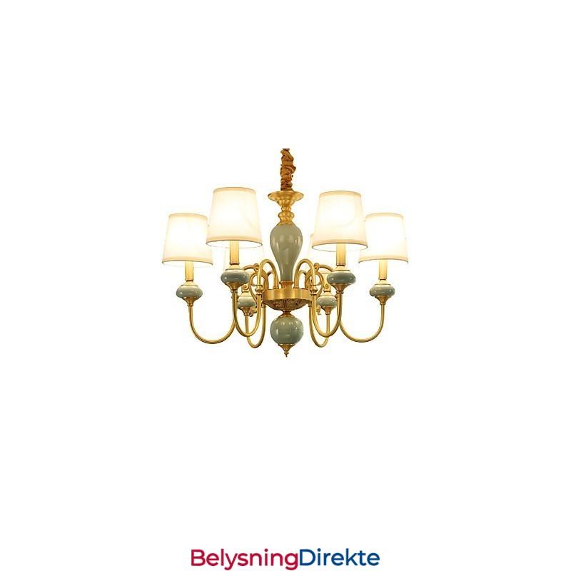 Lysekrone Tradisjonell Klassisk Landlig Messingfunksjon For Mini-Style Metall 6 Pærer