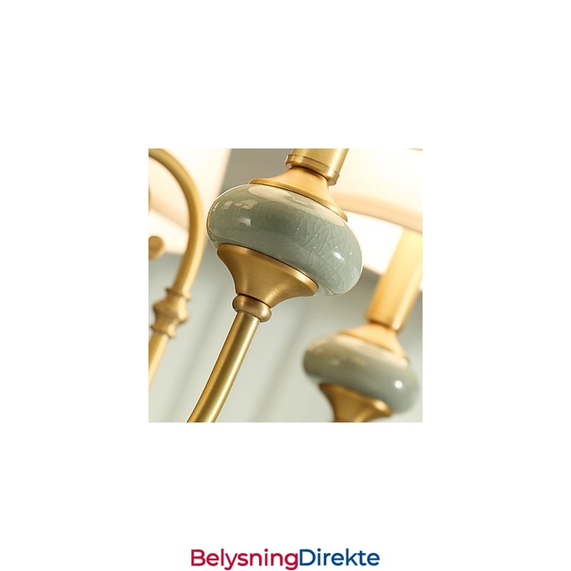 Lysekrone Tradisjonell Klassisk Landlig Messingfunksjon For Mini-Style Metall 6 Pærer