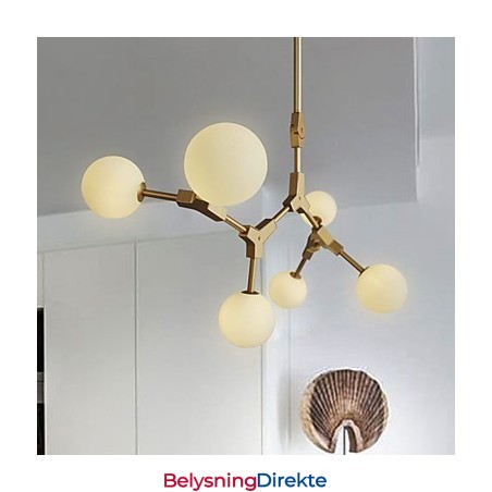 Tradisjonell Klassisk Malerifunksjon For Mini-Stil Tre-Bambus Anhengslampe