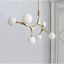 Tradisjonell Klassisk Malerifunksjon For Mini-Stil Tre-Bambus Anhengslampe