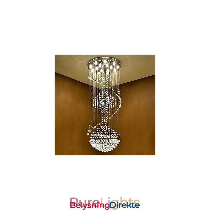 Moderne Krystall Takpendellampe Innendørs Lysekrone Hjem Hengende Belysning Lamper Armaturer