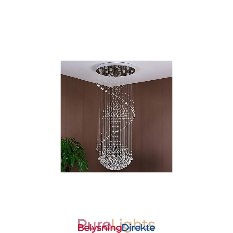 Moderne Krystall Takpendellampe Innendørs Lysekrone Hjem Hengende Belysning Lamper Armaturer