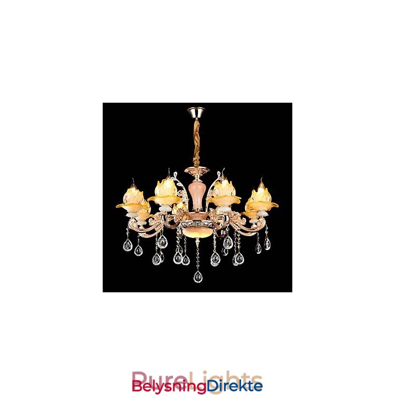 Moderne Samtids Tradisjonell Klassisk Sinklegering Funksjon For Krystall Mini Stil Metall Pendellampe