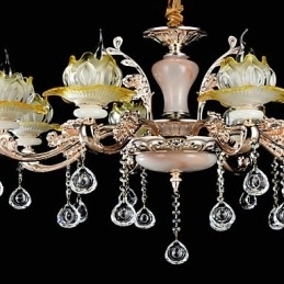 Moderne Samtids Tradisjonell Klassisk Sinklegering Funksjon For Krystall Mini Stil Metall Pendellampe