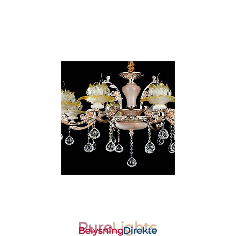 Moderne Samtids Tradisjonell Klassisk Sinklegering Funksjon For Krystall Mini Stil Metall Pendellampe