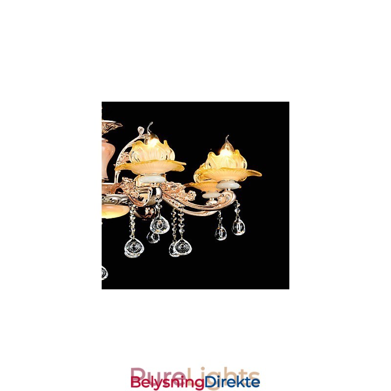 Moderne Samtids Tradisjonell Klassisk Sinklegering Funksjon For Krystall Mini Stil Metall Pendellampe