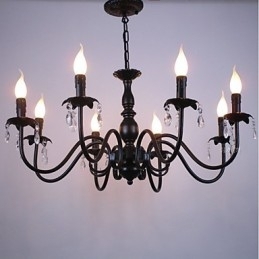 Krystalllyslampe I Europeisk Stil, Klesbutikklamper Og Lanterner, Dekorasjonsprosjekt, Droplight