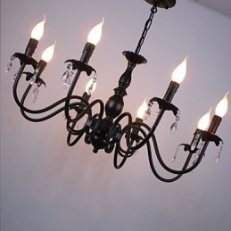 Krystalllyslampe I Europeisk Stil, Klesbutikklamper Og Lanterner, Dekorasjonsprosjekt, Droplight