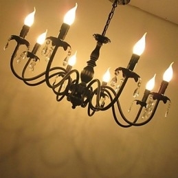 Krystalllyslampe I Europeisk Stil, Klesbutikklamper Og Lanterner, Dekorasjonsprosjekt, Droplight