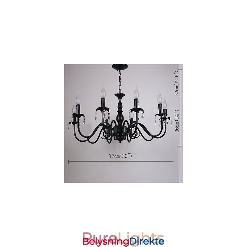 Krystalllyslampe I Europeisk Stil, Klesbutikklamper Og Lanterner, Dekorasjonsprosjekt, Droplight