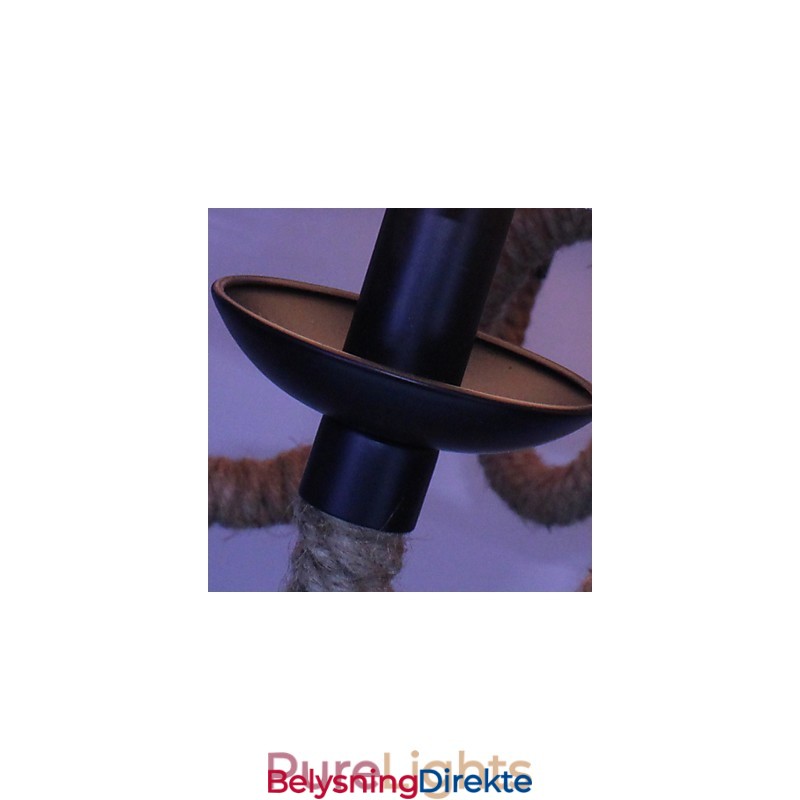 Loft Industriell Vind Vintage Jern Lamper Butikker Lysekrone Tau Lysekrone Lys