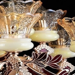 Pendellampe Sinklegering Funksjon For Krystall Mini Stil Metall Innendørs Butikker 15 Pærer