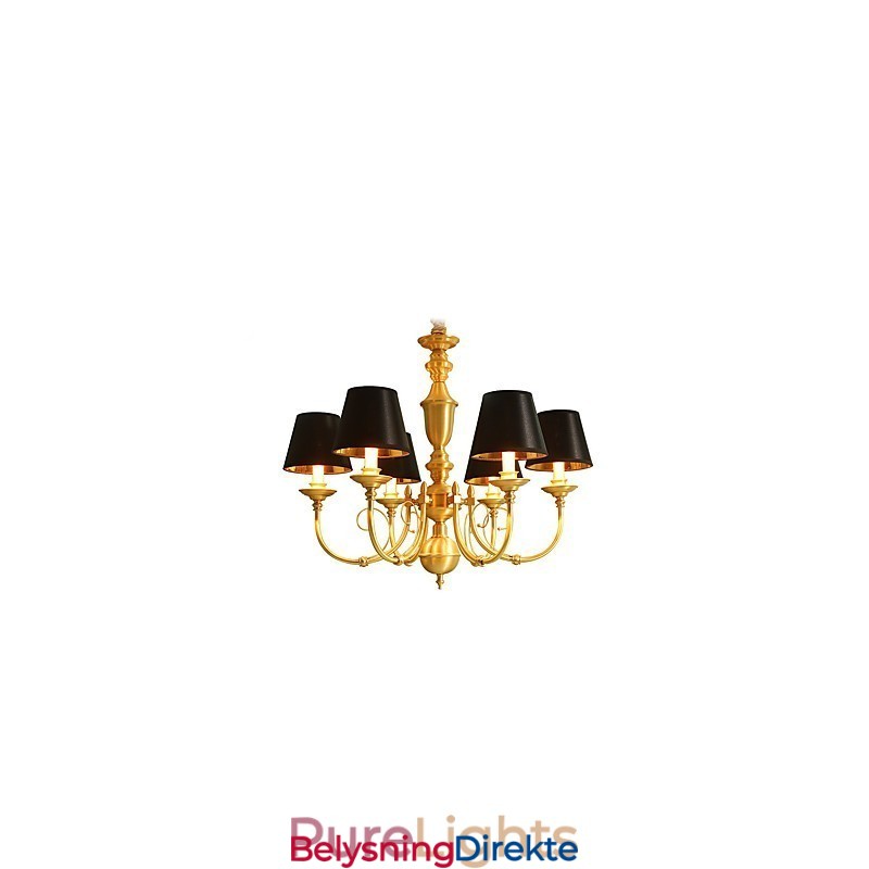 Lysekrone Tradisjonell Klassisk Landlig Messingfunksjon For Mini-Style Metall 6 Pærer